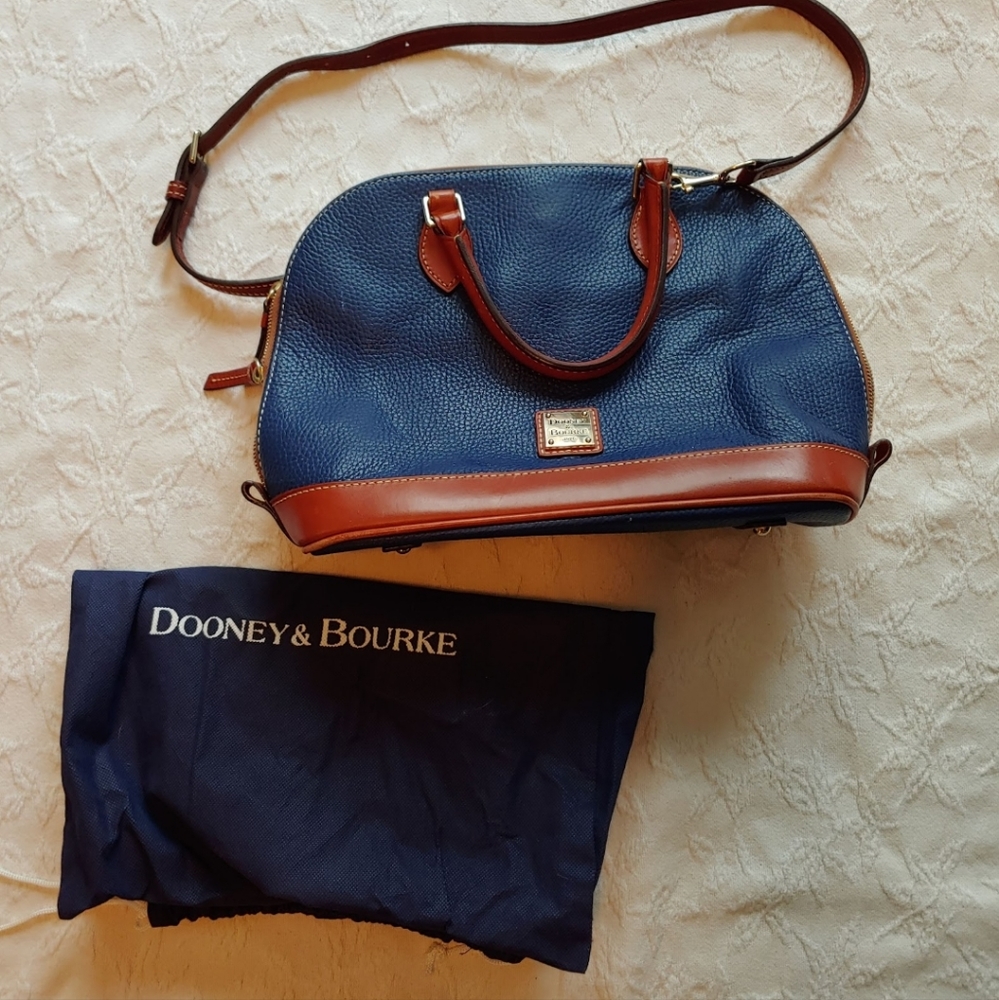 Dooney & Bourke Pebble Grain Zip Zip Satchel